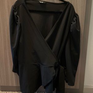 Shein Curve Black Blouse